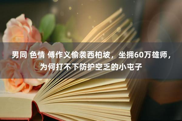 男同 色情 傅作义偷袭西柏坡，坐拥60万雄师，为何打不下防护空乏的小屯子